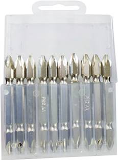 Inditrust Heavy duty Magnetic Screw driver bit set 10pc ++ PH 2 Bit Screwdriver Bit Set