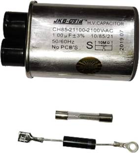 Samyra All-in-1 Appliances spare part Microwave Oven High Voltage Capacitor 1mfd and Diode Electronic Components Electronic Hobby Kit