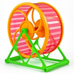 Sage Square Jumbo Running Cum Jogging and Exercise Wheel for Hamster/Dwarf/Gerbil/Mice/Mouse (12.5 cm) Plastic Training Aid For Mouse