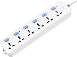 BULL Extension Board; 6 Socket, 6 Switch, 3 M Wire 6  Socket Extension Boards
