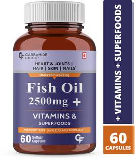 CF Omega 3 Fish Oil 2500mg with Biotin,Vitamin D,Vitamin K2-MK7,Bone, Joint,Hair