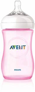 PHILIPS Natural 1 Pink Feeding Bottle SCF034/10 - 260 ml