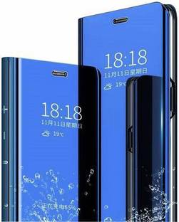 Creativo Flip Cover for ViVO Y12s Luxury Mirror Clear View Leather Cover and Easy to install and remove