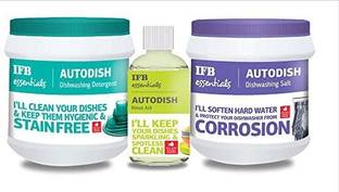 IFB Dishwasher combo pack(Detergent,salt and rins aid) Dishwashing Detergent