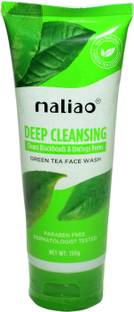 maliao green tea face wash paraben free removes impurities face wash  (130 g) Face Wash