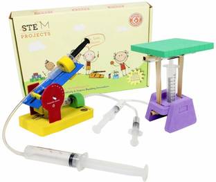 Butterfly FIelds Build a Hydraulic Jack & Projectile Launcher: BUILD | APPLY | LEARN(Science Experiment Kits)