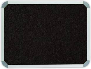 sunway Display Systems Pin-up Display Board for Home, Kids, Office & School Lightweight Aluminium Frame (Black, 2x3 Feet) pin up board Bulletin Board