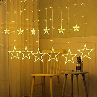 spark world 138 LEDs 3.51 m Yellow Color Changing, Flickering, Steady Star Rice Lights