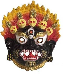 WELLWISHERS CRAFT Nazar Battu Metal Wall Hanging, Evil Eye Protector Nazar Suraksha Kawach for Children, Home, Office Decorative Showpiece Decorative Showpiece  -  13 cm