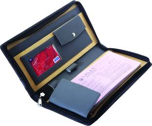 Susha Leather Cheque Book Cover