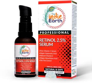 THE INDIE EARTH Deep Wrinkle Repair Serum With Vitamin C Serum, Vegan Glutathione, Vitamin E & Tea Tree Extract Anti-Wrinkle Serum, Best Retinol Serum to cure fine lines 30ml | 1 fl.oz