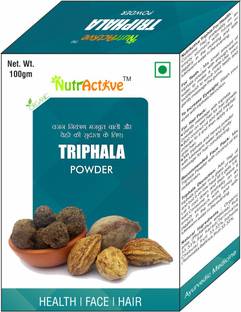 NutrActive ORGANIC Triphala Fruit Powder for Gastrointestinal Health