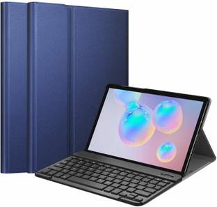 YAOJIN BluetoothKeyboardcaseS6LiteDblue Bluetooth Standard Tablet Keyboard Compatible with Desktop, Laptop, Mac RGB