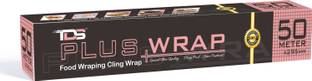 TDS PLUS WRAP Biodegradable Food Grade 50 Meter Wrapping Cling Film Shrinkwrap
