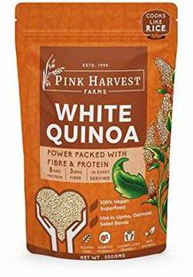 PINK HARVEST FARMS White Quinoa Pouch, 500 G Quinoa