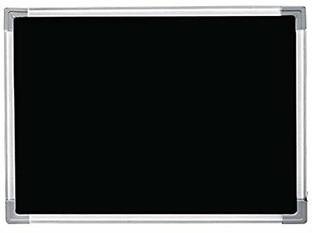 sunway Display Systems Pin-up Display Board for Home, Kids, Office & School Lightweight Aluminium Frame (Black, 2x2 Feet) pin up board Bulletin Board