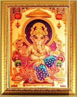 SUNINOW LORD GANESH ji Religious Frame