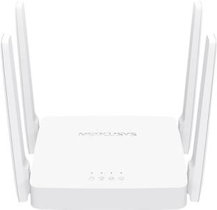 Mercusys AC10 Wireless Router 2.4 GHz, 5 GHz 1200 Mbps Wifi Speed Dual Band External Antenna Ethernet (Cable Broadband)
