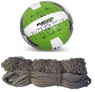 clark cotton net and green pu 5000 volleyball Volleyball - Size: 4