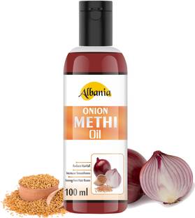 ALBANIA Onion Methi (Fenugreek) Hair Oil For Hair Growth and hair fall control Hair Oil