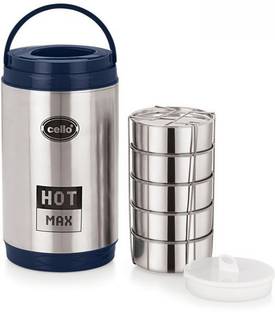 cello stainless steel big size container hot max 5 5 Containers Lunch Box