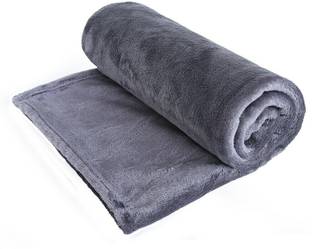 Petslover Premium Quality Ulta Soft Grey Mink Fabric DOG & Cat Blanket - ( Medium )(Pack of 1) Cat, Dog Blanket