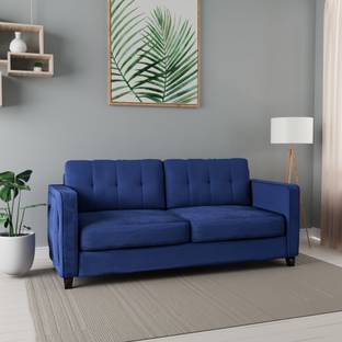 Flipkart Perfect Homes Ripley Fabric 3 Seater  Sofa