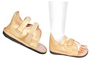 KUDIZE Cast Shoe Closed Toe Medical Surgical Shoe Cast Boot Orthopedic Boot (Medium) Foot Support