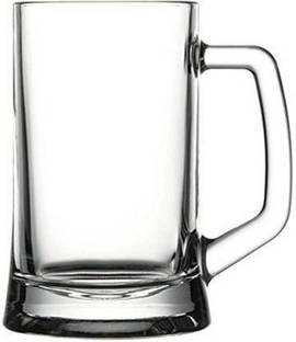Gunatit Enterprise (Pack of 2) Drinking Glass Mug Glass Beer Mug
