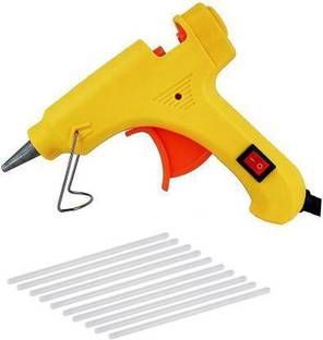 texla Mini 20 Watt Multipurpose Glue Gun With 10 Glue Sticks (Multicolour) Standard Temperature Corded Glue Gun