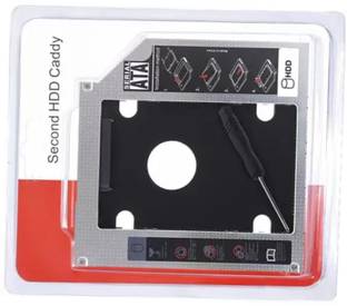 Be Fab HDD Caddy 2.5 inch Internal Hard 9.5 Drive Enclosure 2.5 inch Internal Hard 9.5 Drive Enclosure/HDD Caddy 2nd bay  (For Serial ATA/ Universal 2.5" HDD/SSD, Black) 2.5 inch Internal Hard Drive Enclosure