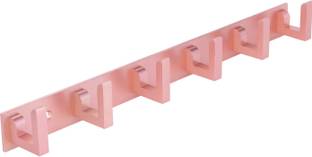 Flipkart SmartBuy Extra Long -40 cm Rose Gold Cloth Hanger Bathroom Wall Door Hooks For Hanging keys,Clothes,towel Hooks Hook Rail 6
