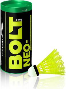 LI-NING Bolt Neo (3 in 1) Nylon Shuttle  - Yellow