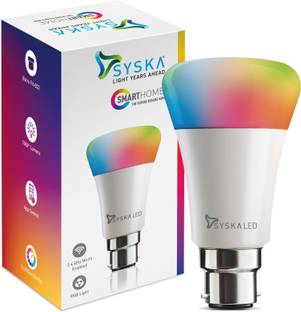 Syska Wi-Fi Led 12W 16Million Shades Smart Bulb