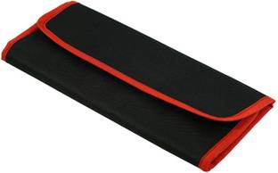 Sanchi Creation Document Holder, Car Document Storage Wallet for Registration & Insurance Card– Red/Black
