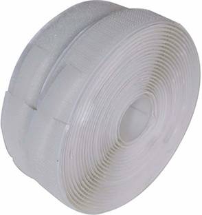 RARE OCEANS 10 Mts LENGTH , hook & loop (WHITE) Sew-on Velcro