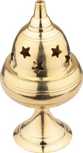 SHRI ANAND Pure Brass Apple Stand Oil Lamp table diya!!Set Of 1 Brass Table Diya