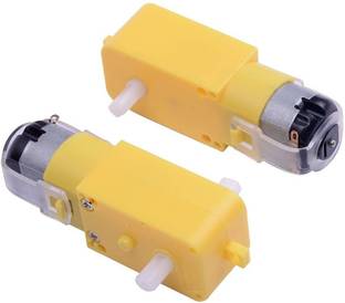 geeta enterprises (Pack of 2) BO Dual shaft Smart Car Robot Gear for Arduino Motor Control Electronic Hobby Kit