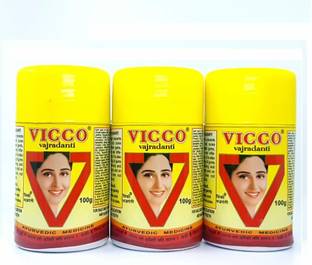 VICCO Vajradanti Powder 100g Pack of 3