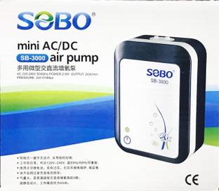 SOBO Sobo SB-3000 Mini AC/DC Air Pump Air Aquarium Pump