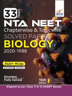 33 Years Neet Chapterwise & Topicwise Solved Papers Biology (2020 - 1988)