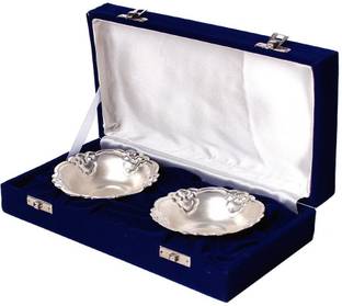 RELBEES Silver Plated Decorative Bowl GERMAN SILVER BOWL SET