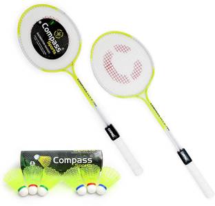 COMPASS CS-786-BADMINTON-2PC-6PC Shuttle Cock Badminton Kit
