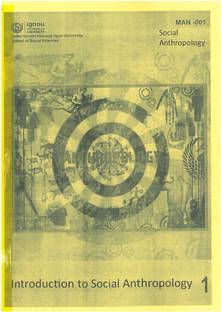 IGNOU Anthropology Notes 4 Books Printed