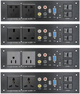 audiovan Multimedia AV Wall Face Plate with HDMI Connector Media Streaming Device
