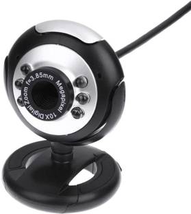 CRETO 30MP HD Camera Web Cam with MIC Clip-on for Desktop Skype Computer PC Laptop 30 HD  Webcam with Built-In Microphone with Night Vision USB Connectivity