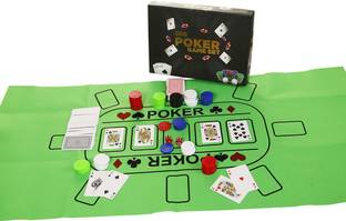 Kids Mandi Casino Style 300 Plastic Poker Chips Set with Mat