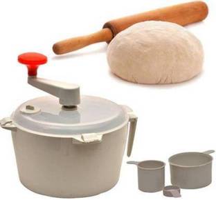 Fulkiza Plastic Detachable Dough Maker Plastic Size Batch Dough Maker