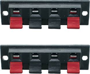 Ovicart 4 Position Push-in Spring Load Audio Speaker Terminal Connector Electronic Components Electronic Hobby Kit