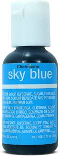 Chefmaster Liqua- Gel (Sky Blue), .70 Oz 20ml Blue